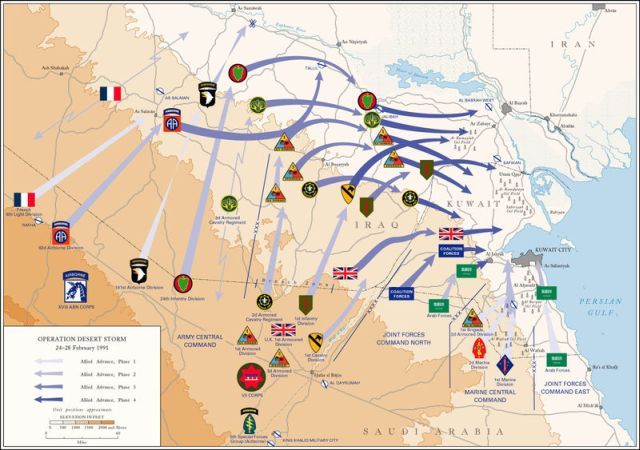 Operation Desert Storm Map